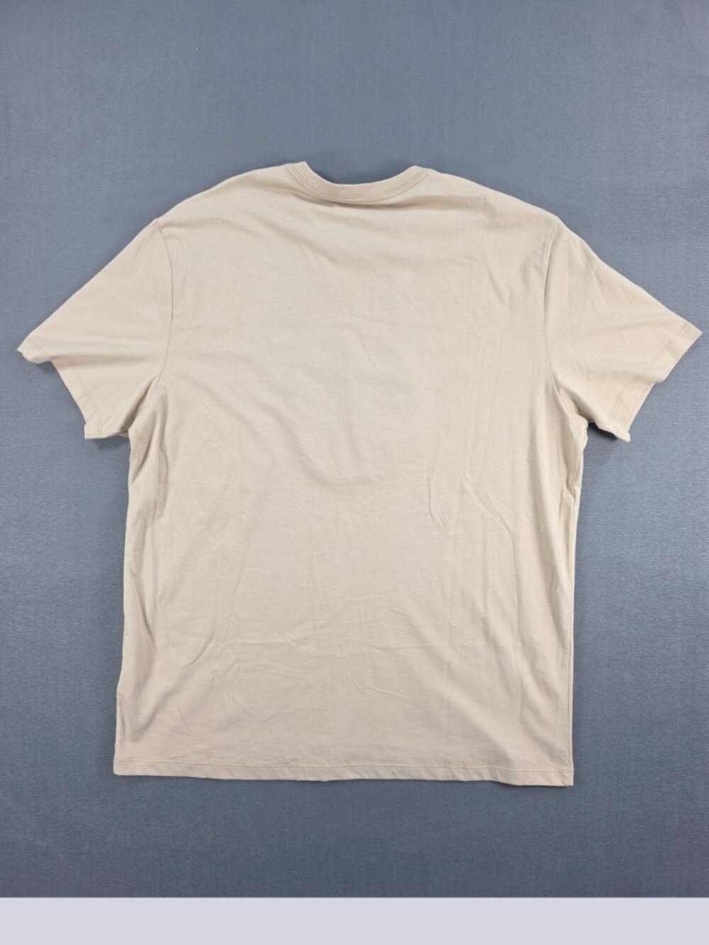 Calvin Klein Jeans Men's XL CK Logo T Shirt White Pepper Beige Cotton NWT - Picture 3 of 6